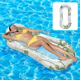 Aufblasbare Wasserhängematte: Pool-Luftmatratze für entspannte Stunden