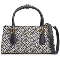 Tommy Hilfiger Grace Mini Satchel Polyurethan Blue/White