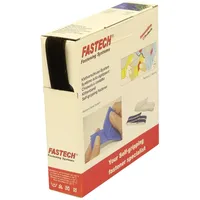 FASTECH® B25-SKL02999910 Klettband zum Aufkleben Hotmelt Flauschteil (L x B) 10m x 25mm Schwarz 10m