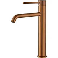 Badarmatur WELLTIME "Besenheide", rosa (kupfer), B:4cm H:28,3cm T:21cm, Edelstahl, Armaturen