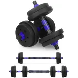 wuuhoo Hantel-Set Kurzhantelset Berti mit Kunststoffscheiben, Set mit 2x Kurzhanteln und Scheiben 30mm