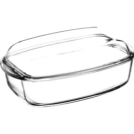 Pyrex Glasbräter Auflaufform Oval 7 L Transparent