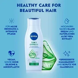 NIVEA Haarpflege 2in1 Express Shampoo & Spülung 400 ml