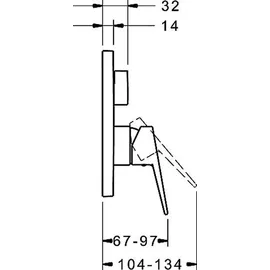 Hansa Hansatwist Einhandwannenmischer (89849083)