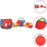 vidaXL Spielzelt mit 250 Bällen Mehrfarbig 190x264x90 cm