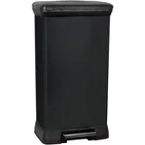 Curver Deco bin metalics 246364 Mülleimer 50l (B x H x T) 390 x 720 x 290mm Schwarz 1St.