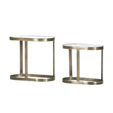 Möbel Kraft Beistelltisch 2er Set ¦ gold