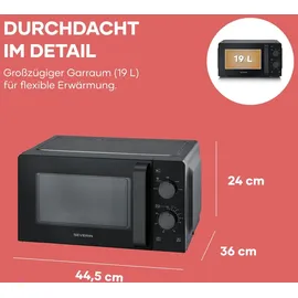 Severin MW 7580 Schwarz