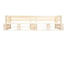 vidaXL Garten-Palettensofa 220 x 80 x 80 cm Braun