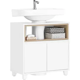 SoBuy Waschbeckenunterschrank Weiß 60cm