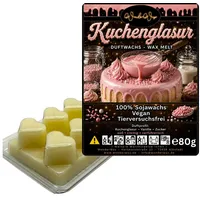 WonderWax Duftwachs WonderWax® Duftwachs 6 Herzen, (Kuchenglasur), Duftrichtung: Kuchenglasur