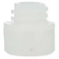 Hünersdorff Adapter mit Breitgewinde 22mm auf R 1/2" natur,