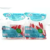 2x 25 Stück TePe Original  Interdentalbürsten 0,5mm rot-Zahnzwischenraumbürsten