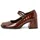 Art 1704 Verona Damen-Plattform, Leder, Größe 42, Leder, 42 EU