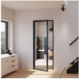Inova Loft Glastür links 90 x 201,5 cm schwarz