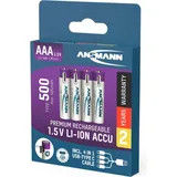 Ansmann Mignon AAA Li-Ion 500mAh, 4er-Pack (1312-0036)