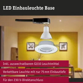 Paulmann Einbauleuchte 1x5W rund Weiß
