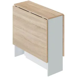 fores habitat Klapptisch 31 x 78 x 77 cm weiß