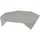 Duni Tischdecke Dunisilk 84 x 84 cm Grau
