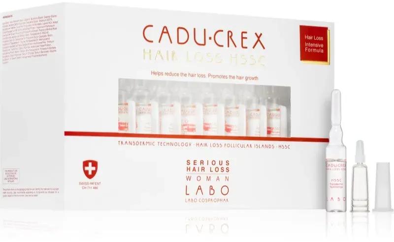 CADU-CREX Hair Loss HSSC Serious Hair Loss Haarkur für Damen gegen starken Haarausfall für Damen 40x3,5 ml