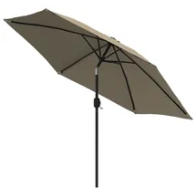 vidaXL Sonnenschirm Ø 300 cm Taupe