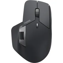 Rapoo Kabellose Multi-Mode-Maus "MT760L", Grauschwarz Bluetooth 4.0/5.0, kabellos Dongle, hochauflösender 4000 Dpi-Sensor, Bis zu 10 m Reichweite, p