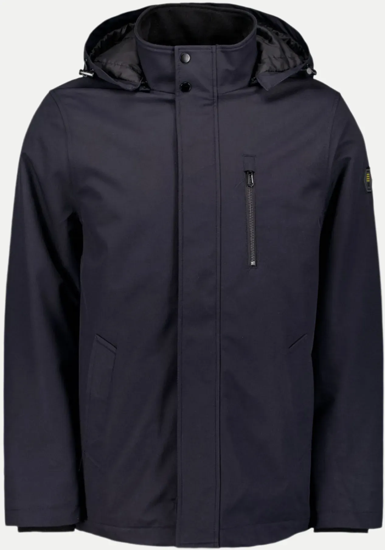 Regular-Fit Parka Long Blau XXL