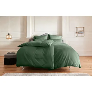 Guido Maria Kretschmer Home & Living GUIDO MARIA KRETSCHMER Satin-Bettwäsche-Set ''Mila'' in grün - (L)200 x (B)135 cm",