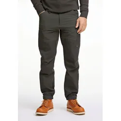 Chinos LINDBERGH "Lindbergh Klassische Hose", Herren, Gr. XXL, grün (army), Oberstoff: 65% Polyester, 35% Baumwolle, regular fit, Hosen