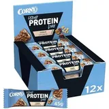 CORNY Crunchy Protein Bar Cookie 30% Proteinriegel 12 Riegel