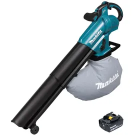 Makita DUB 187 G Akku Laubbläser und Laubsauger 18 V Brushless + 1x Akku 6,0 Ah - ohne Ladegerät