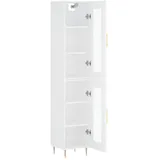 vidaXL Highboard 34,5 x 180 x 34 cm Weiß