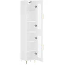vidaXL Highboard 34,5 x 180 x 34 cm Weiß