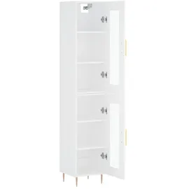 vidaXL Highboard 34,5 x 180 x 34 cm Weiß