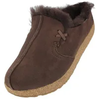 Haflinger Haflinger Saskatchewan Lammfell Leder Hausschuhe Unisex Hausschuh braun 39 EU