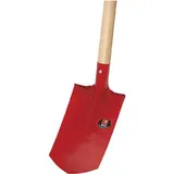 Idealspaten Schaufel Kabelgrabenschaufel 16 cm Größe 1, Eschestiel 130 cm