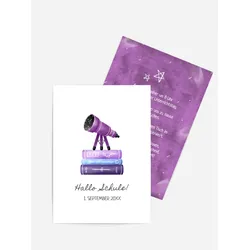 Einladungskarten Einschulung selbst gestalten mit Spruch und Fotos im Onlinedesigner bei Meine-Kartenmanufaktur.de