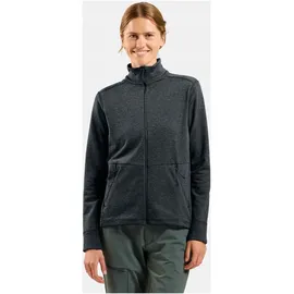 Odlo Damen Grid Fleece Jacke (Größe M, schwarz)