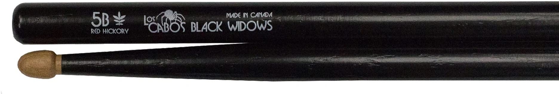 Los Cabos LCD5RHBW 5B Black Widow Red Hickory Wood Tip
