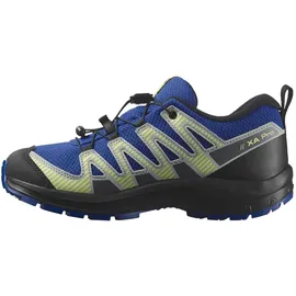 Salomon Xa Pro V8 Kinder Nautical Blue / Black / Sharp Green 38