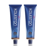 Wella 2x Koleston Perfect 5/75 Hellbraun Braun-Mahagoni 60 Ml