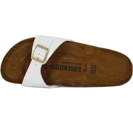 Birkenstock Madrid Birko-Flor Lack schmal patent white 41