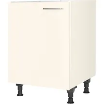 Nobilia Spülenschrank Touch 60 x 58,3 x 87 cm Weiß