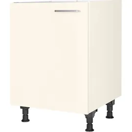 Nobilia Spülenschrank Touch 60 x 58,3 x 87 cm Weiß
