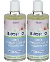 Natessance Huile d'Amande Douce 2x100 ml