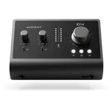 Audient Audiointerface iD14 MKII, 2 Class-A Mikrofonvorverstärkern (High Performance USB-Audiointerface, USB-C Anschluss, Monitor Mix und Monitor Panning Funktion, 2 Kopfhörerausgänge), iD MKII