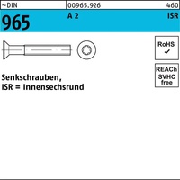 Industrial Quality Supplies DIN 965 Form CE Senkkopfschraube M1,6x4