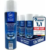MW 12x Bremsenreiniger Spray 500ml Acetonfrei WP Dosen mit 360°-Sprühwinkel in jeder Lage