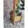 Promadino Spalier mit Pflanzkasten 54 x 54 x 210 cm Braun