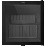 Cecotec Mini-Kühlschrank mit Glastür Bolero CoolMarket BC 52. Schwarz, 52 Liter Fassungsvermögen, 44,5 cm Breite, 50,3 cm Höhe, LED-Innenbeleuchtung, Temperatur 0 °C bis 10 °C